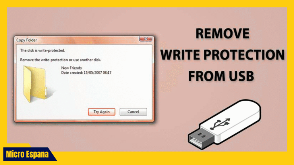 ¿Cómo formatear un USB protegido contra escritura?