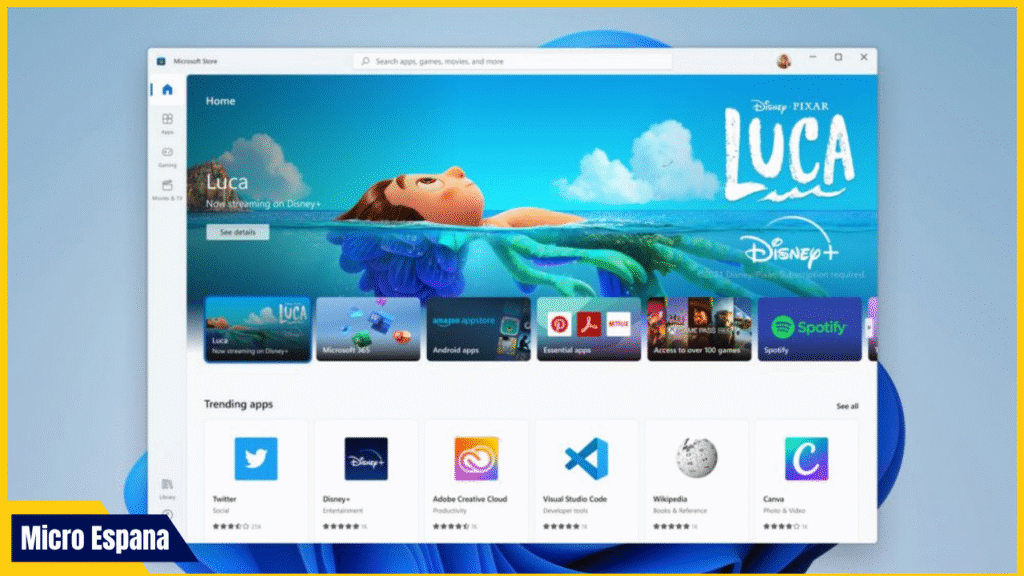 Descargar aplicaciones de Microsoft Store