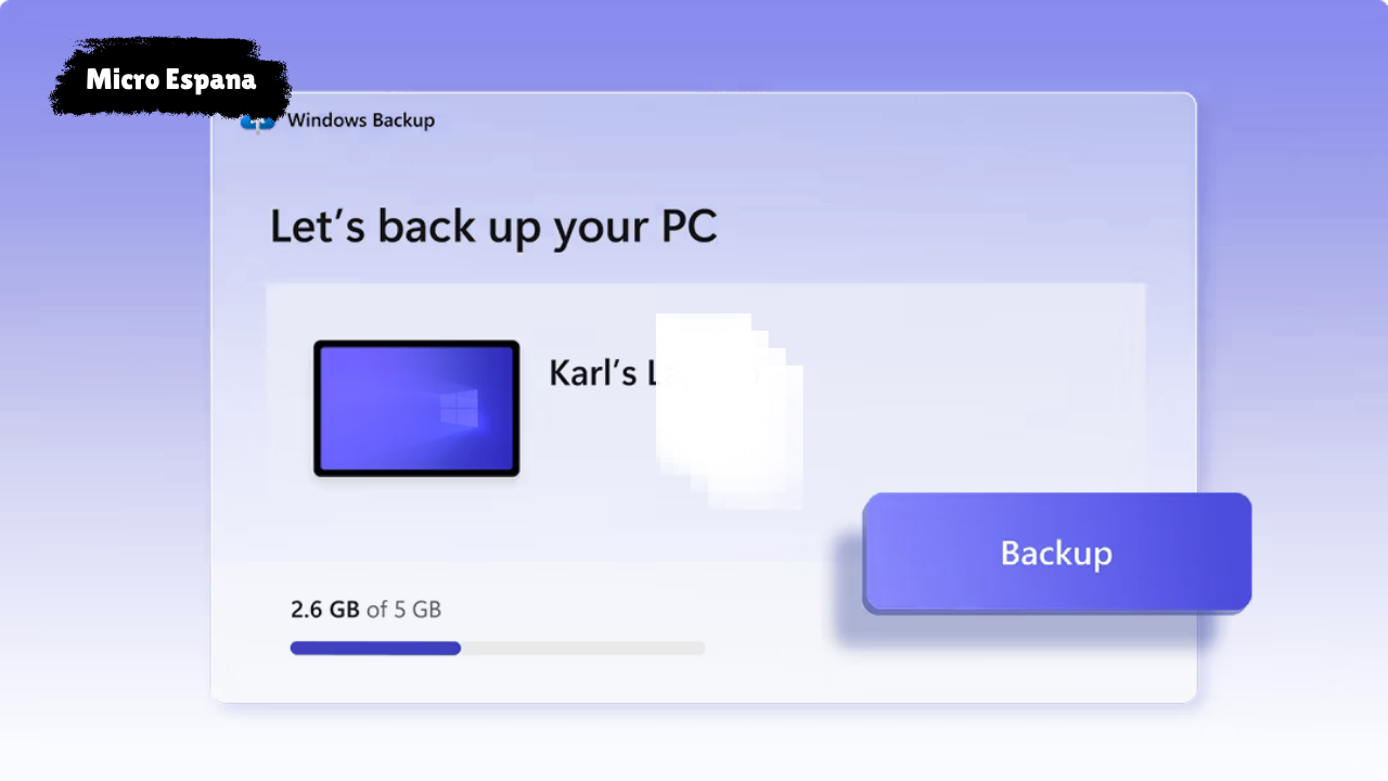 Copia de seguridad y restauración de Windows