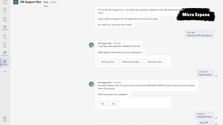 Integración de chatbot de Microsoft