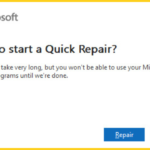 Cómo reparar la instalación de Microsoft Office