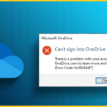 Cómo solucionar el problema de inicio de sesión de OneDrive