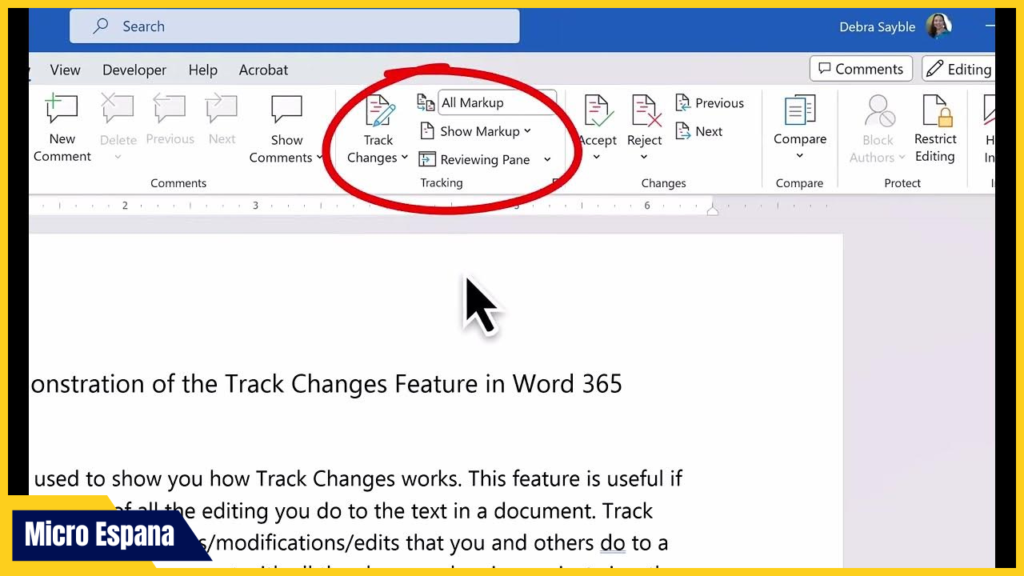 Cómo realizar un seguimiento de los cambios en Microsoft Word