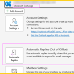 Cómo configurar respuestas automáticas en Outlook